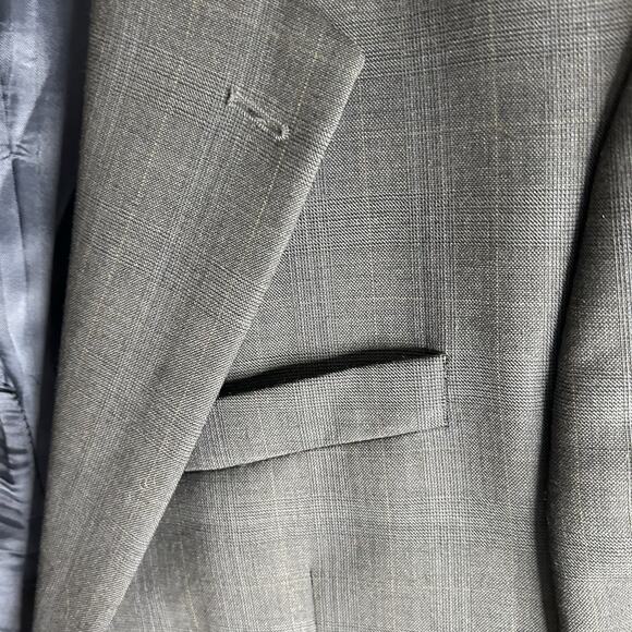 Lauren Ralph Lauren Men Plaid Two Button Blazer Wool Sport Coat Jacket Size 42R - Picture 4 of 15